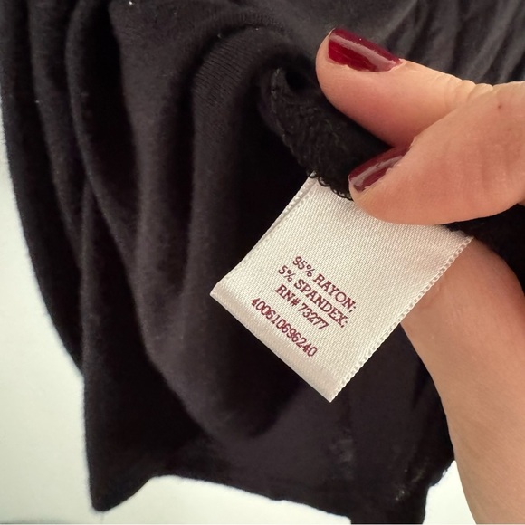 SO Swing Top Criss Cross Open Back Stretch Tee Basic Staple Soft Size Large - Picture 7 of 10